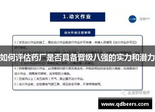如何评估药厂是否具备晋级八强的实力和潜力